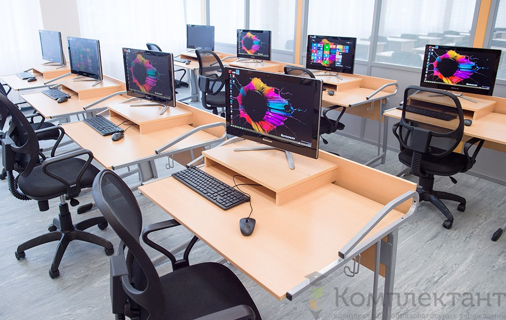 Стационарный компьютерный класс 12+1 на моноблоках учит.: 24"/Core i5/16Gb/512Gb учен.: 24"/Core i5/16Gb/512Gb